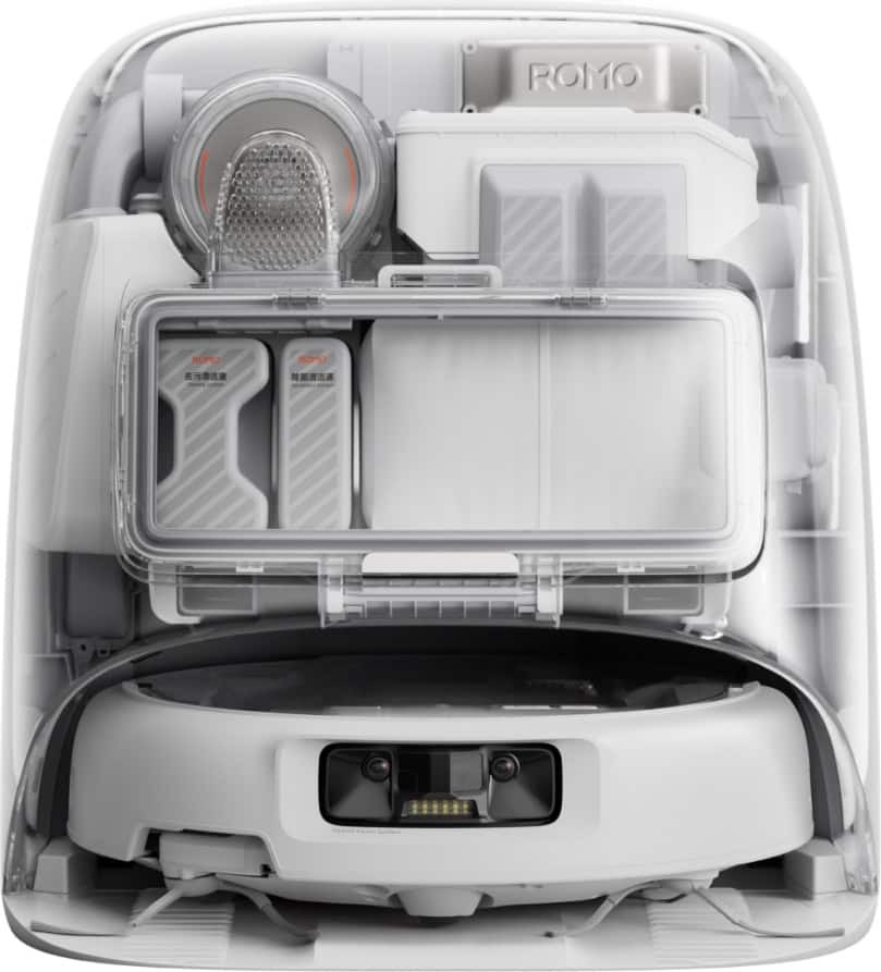 Робот-пылесос DJI Romo P (версия с автоматической подачей и сливом воды)