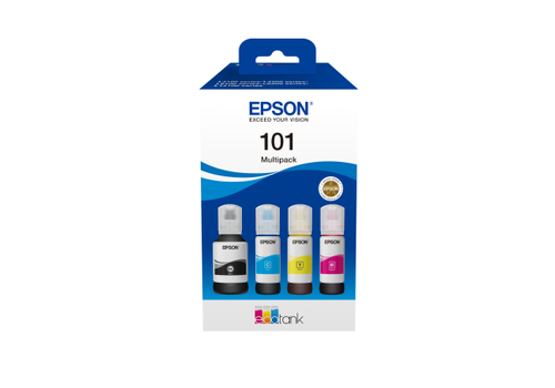 EPSON C13T03V64A  Контейнер 101 набор чернилл для L4150, L4160, L4260, L6160, L6170, L6190, L6290, L14150, 127 мл. 4-COLOUR
