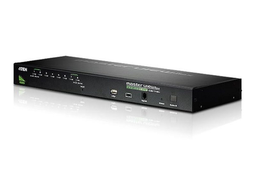 Переключатель электронный ATEN 8-Port PS/2-USB VGA KVM Switch with Daisy-Chain Port and USB Peripheral Support