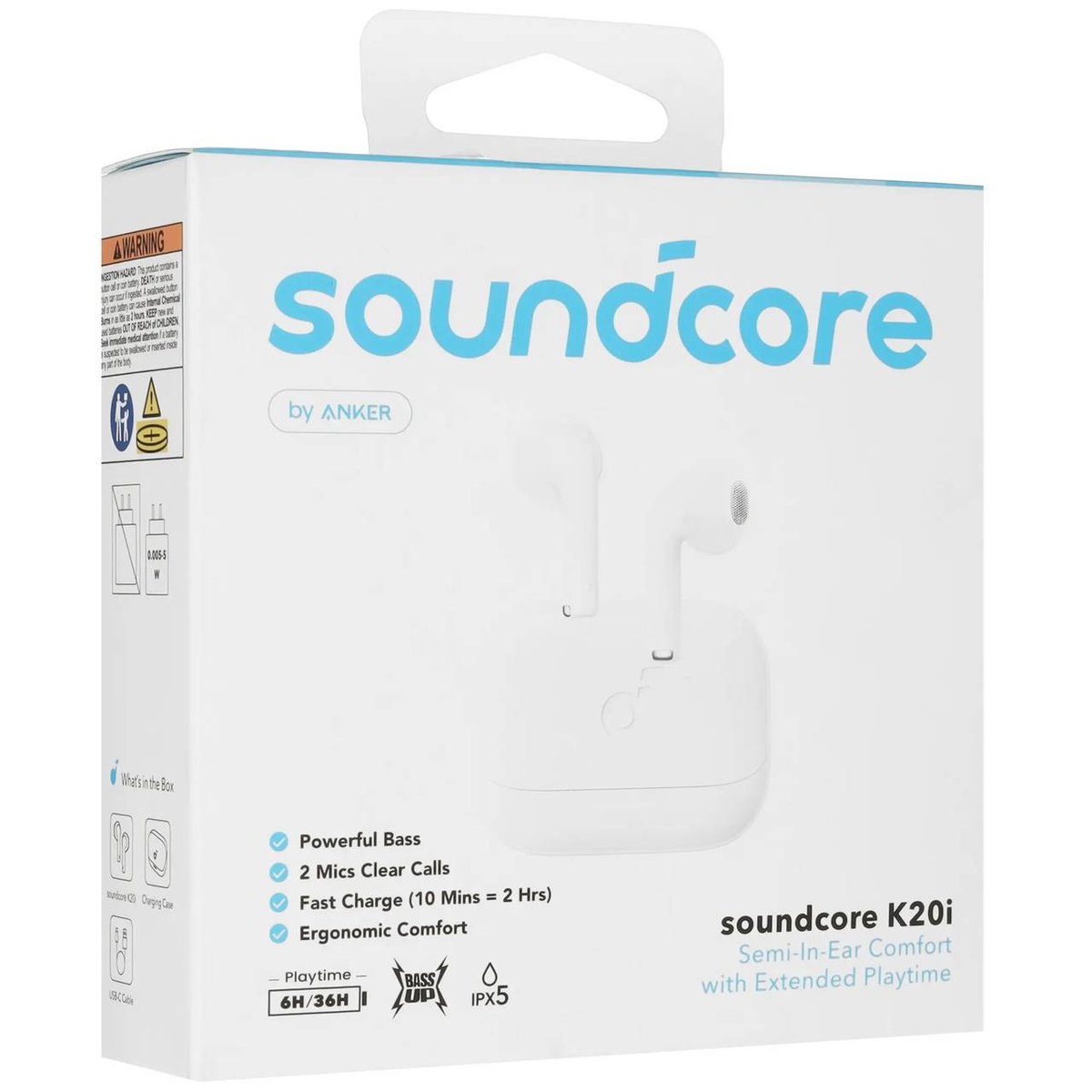 Soundcore TWS K20i Белый