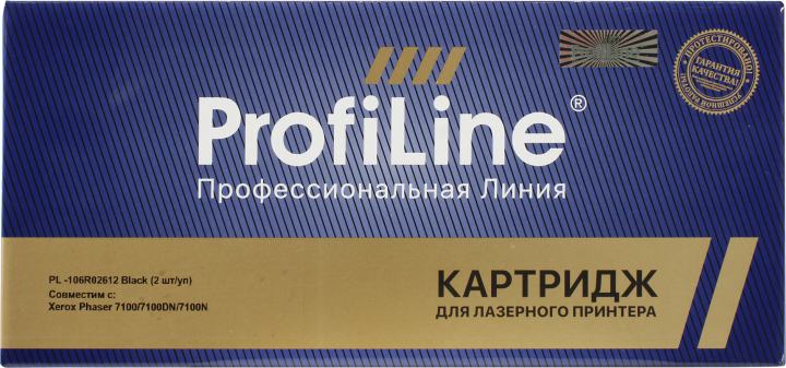Картридж ProfiLine PL-106R02612-2шт Black  для  Xerox  Phaser 7100/7100N/7100DN