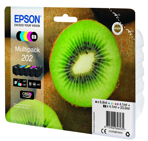 Картридж струйный Epson C13T02E74010 5цв. упаковка 5 шт. (20000 стр.) для Epson XP-6000/6005