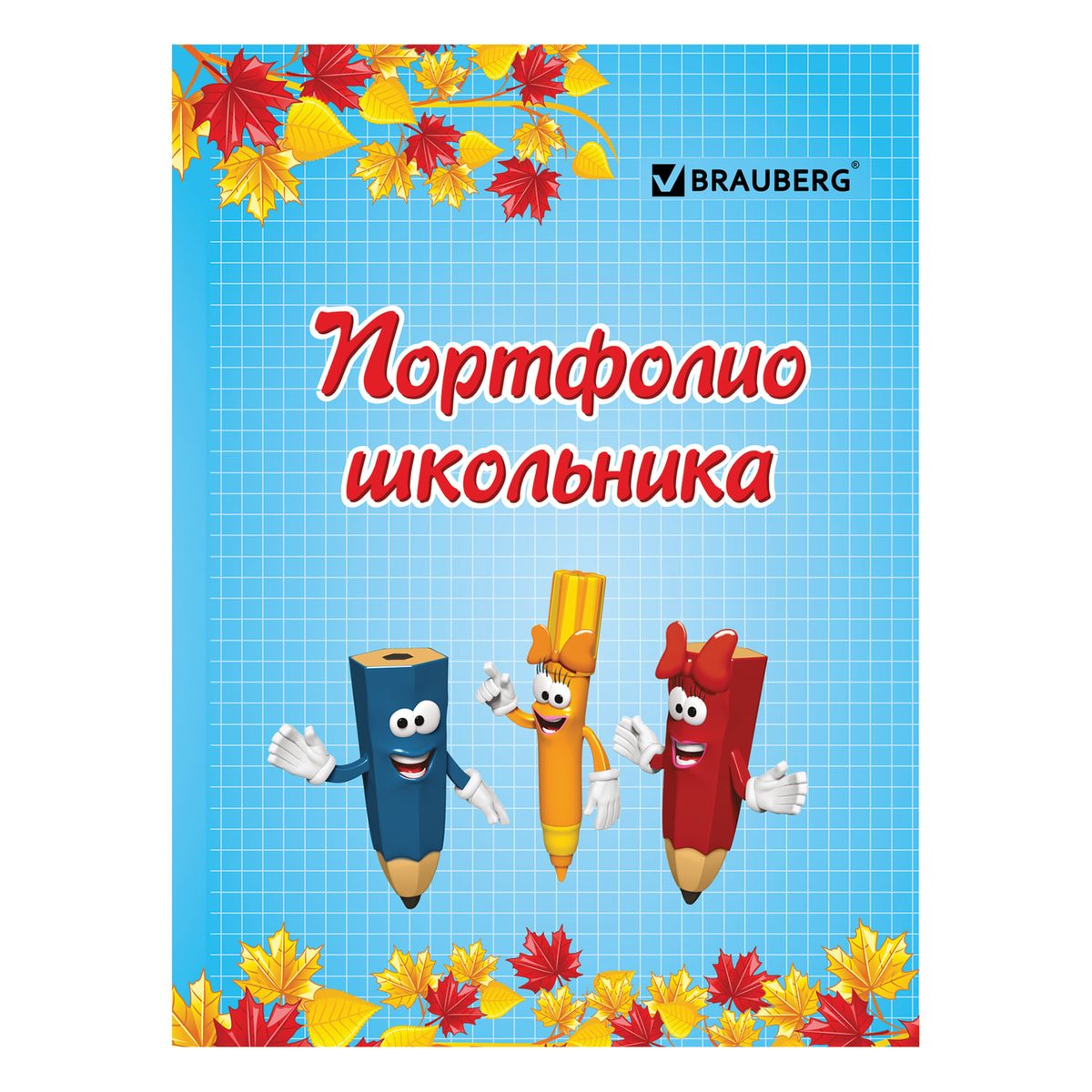 Папка-портфолио Brauberg 127549, А4, 16 листов