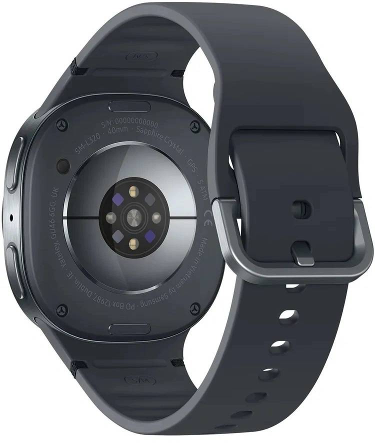 Samsung Смарт-часы Galaxy Watch 8 LTE Watch 8 40мм 1.34" Super AMOLED корп.графитовый рем.графитовый
