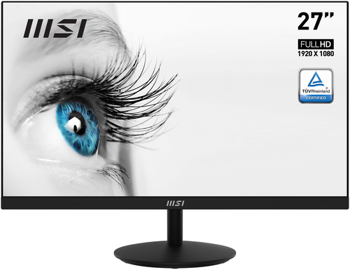 Монитор MSI PRO MP271A 27" 16:9 FHD(1920x1080), IPS Flat, 1ms(MPRT), 1000:1, 100M:1, 300nit, 178/178, HDMI 1.4b, DP 1.2a, VGA, Speaker, Tilt, 100HZ, Black, 1y war-ty
