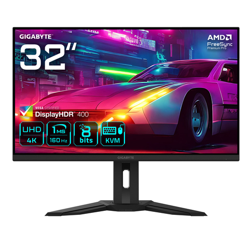 Монитор Gigabyte 31.5" M32UP черный IPS LED 16:9 HDMI M/M HAS Piv 350cd 178гр/178гр 3840x2160 160Hz DP 4K USB 10.35кг
