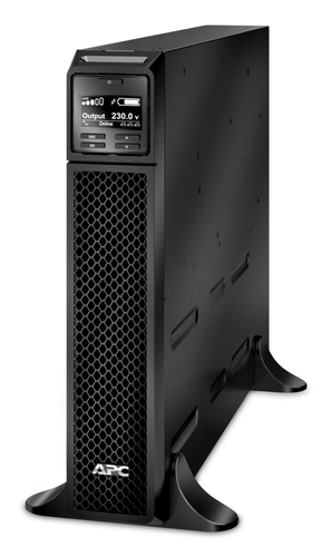 ИБП APC by SE - Smart-UPS SRT 1000 ВА/1000 Вт, On-Line, in (220V / 230V / 240V 1xIEC-320 C14), 6xIEC-320 C13, Hot Swap User Replaceable Batteries, LCD, Rack/Tower, 2U, цвет чёрный, SRT1000XLI