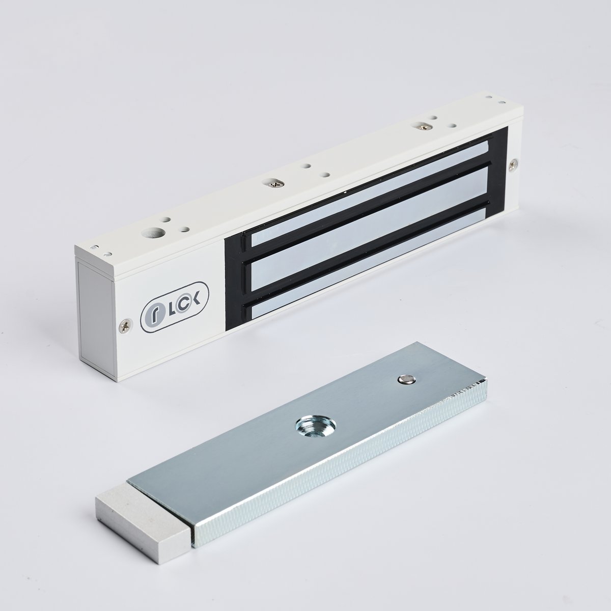Замок электромагнитный R-Lock RL-EM280-LSW, 280кг, LED, датчик Холла/Геркон, белый