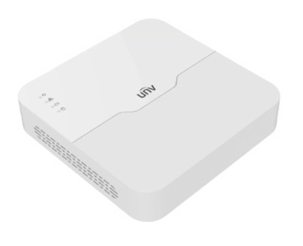 Видеорегистратор Uniview NVR301-04B-LP4-IQ, 4-канальный, 4×PoE