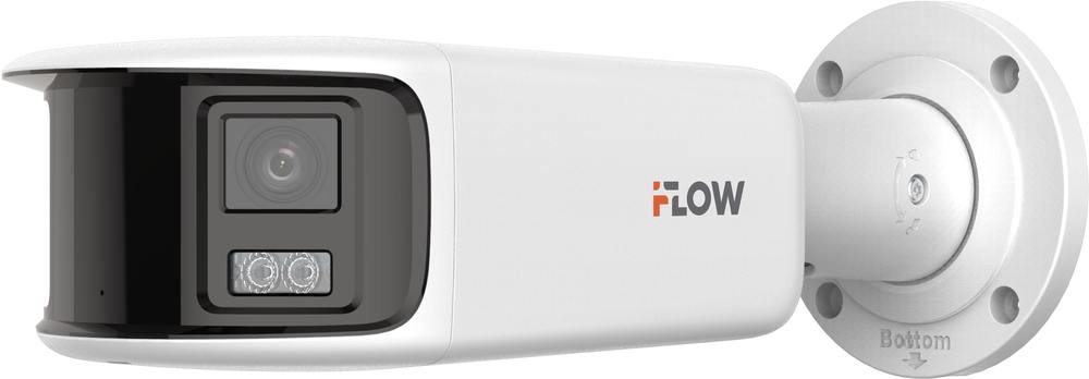 IP-камера iFLOW F-IC-2284PCMS/A(4mm), 8Мп, панорамная, уличная, Smart-подсветка
