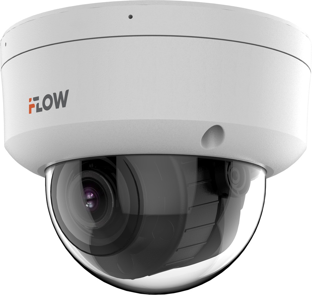 IP-камера купольная IFLOW F-IC-2782C2MSZ4(2.8-12mm), 8Мп, моториз. вариообъектив 2.8-12мм, Smart подсветка 40м