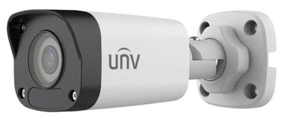 Видеокамера IP цилиндрическая Uniview IPC2124LB-ASF40K-A - 1/3" 4 Мп КМОП @ 30 к/с, ИК-подсветка до 30м., 0.01 Лк @F2.1, объектив 4 мм