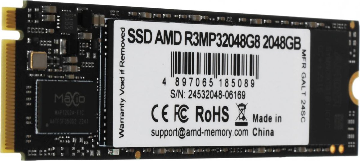 AMD PCIe 3.0 x4 2TB R3MP32048G8 Radeon M.2 2280