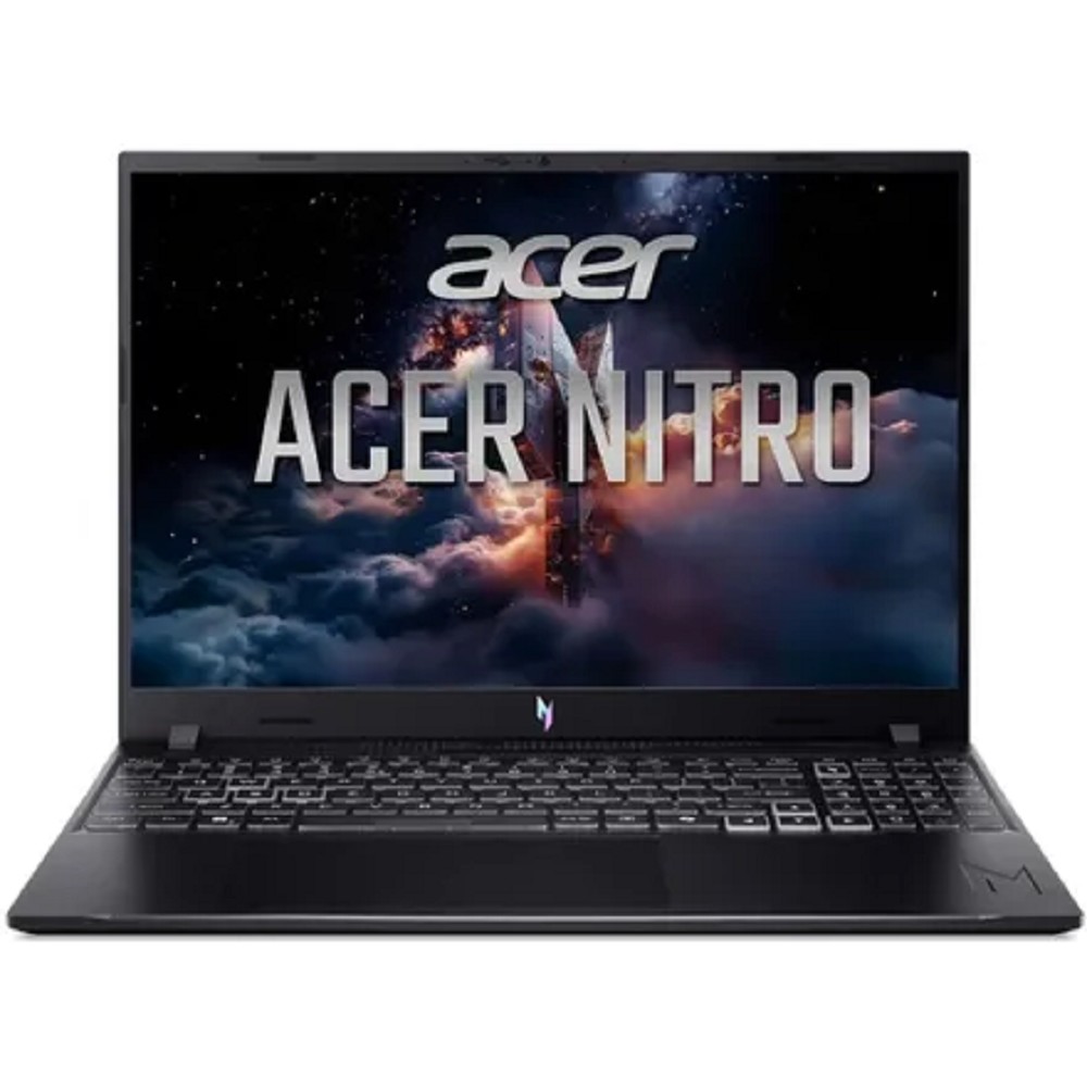 Ноутбук Acer Nitro V 16S ANV16-I31-76Z5, 16" (2560x1600) IPS 165 Гц/Intel Core 7 240H/16 ГБ DDR5/512 ГБ SSD/NVIDIA GeForce RTX 5070 для ноутбуков (8 Гб)/Без системы, Черный (NH.U5DCD.002)