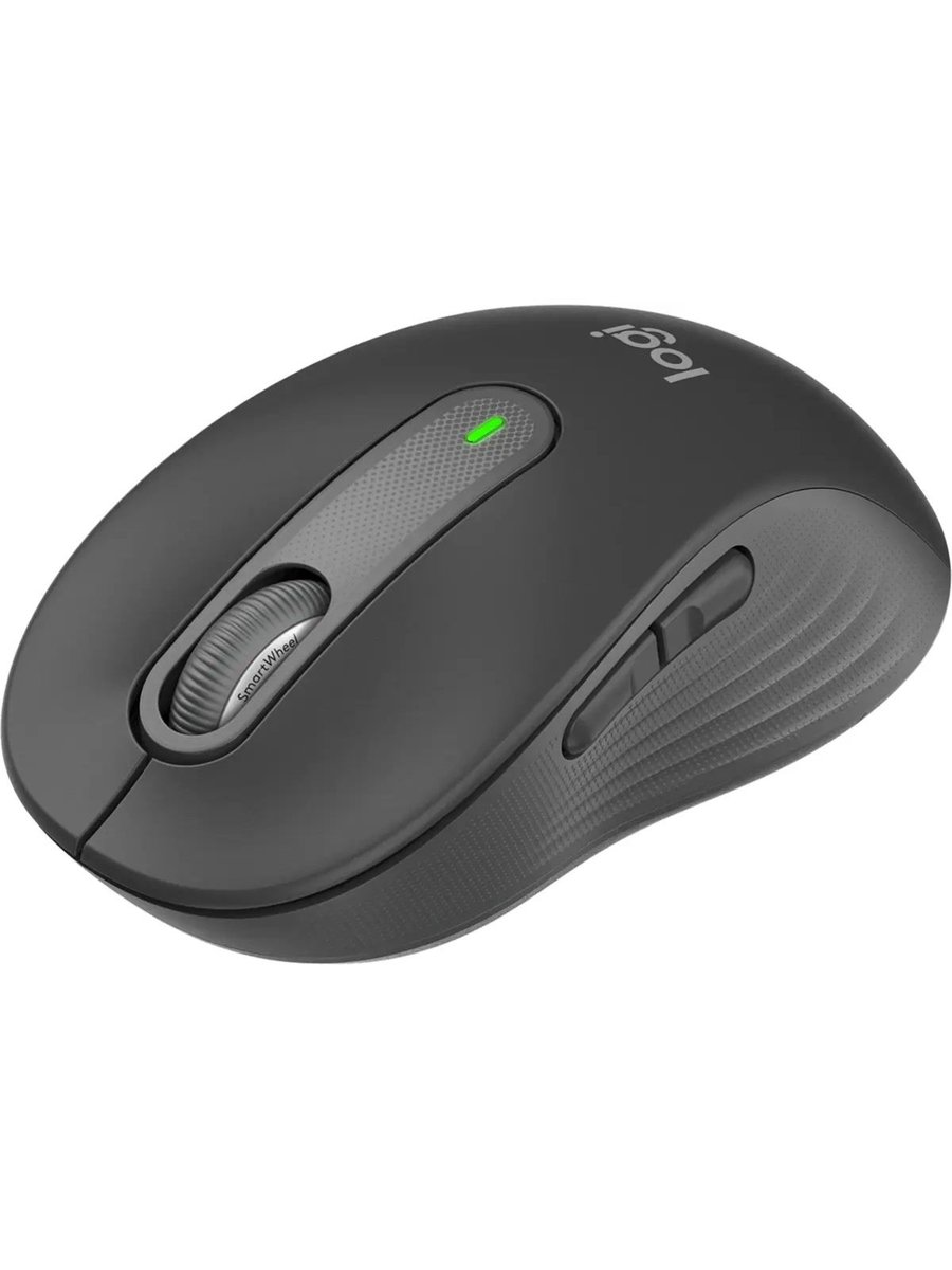 Мышь Logitech M650 графитовый оптическая 4000dpi беспров. BT/Radio USB 4but (910-006259)