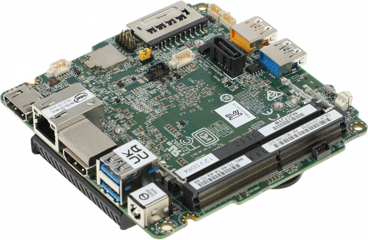 Intel Материнская плата  J5005 2xDDR4 SODIMM