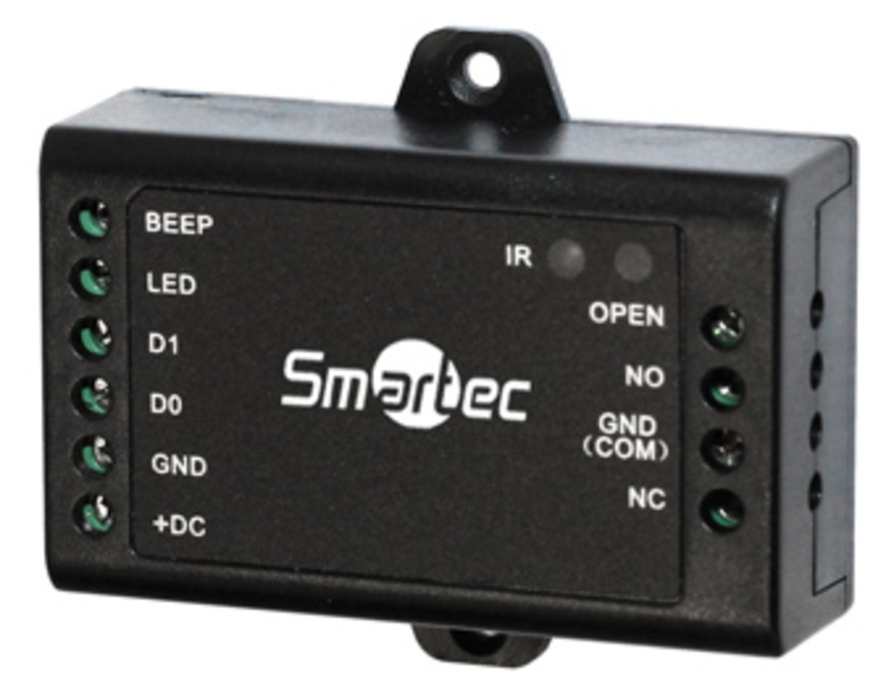 Автономный контроллер Smartec ST-SC011 - c Wiegand-входом: память на 500 пользователей, -40° +60°С, 12 В DC