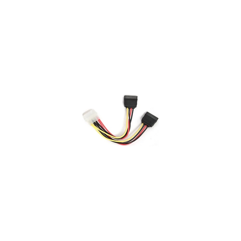Cablexpert Кабель питания SATA CC-SATA-PSY-0.3M, 30см, molex 4pin/2x sata15pin, на 2 устр., пакет
