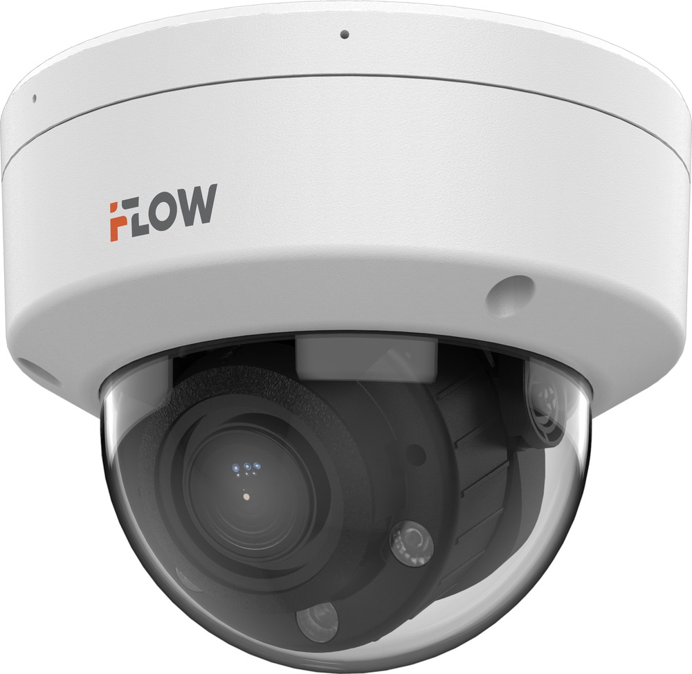 IP-камера IFLOW F-IC-1742CMZ4(2.8-12mm), 4Мп, купольная, 2.8-12мм, ИК до 30м