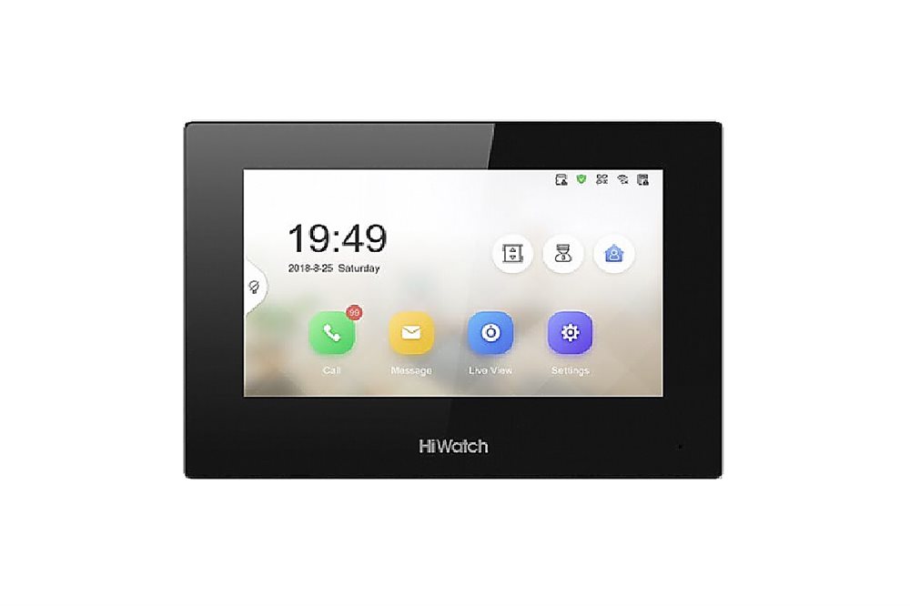 Вызывная панель HiWatch VDP-H2211B, цветная, черная