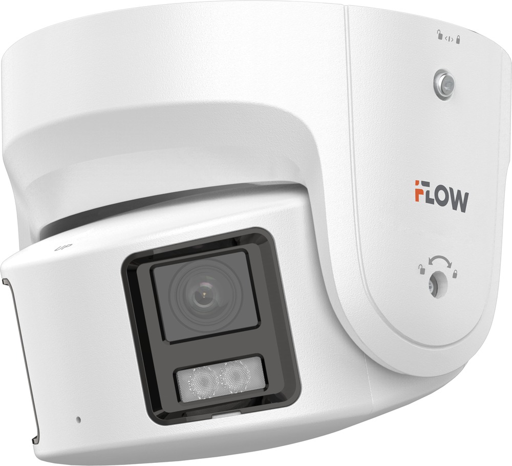 IP-камера IFLOW F-IC-2384PCMS/A(4mm), 8Мп, уличная, 4мм, PoE