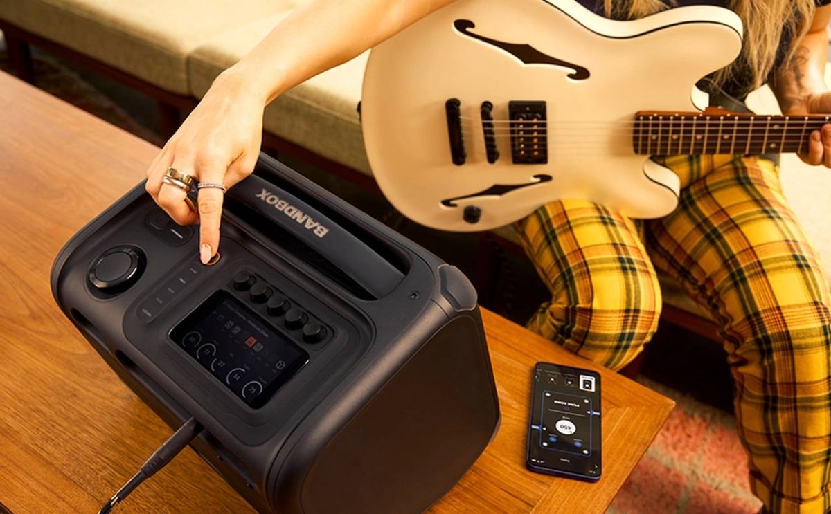 JBL Колонка порт. BandBox Trio черный 135W 2.1 BT/3.5/6.3Jack/USB-C 10м 9444mAh