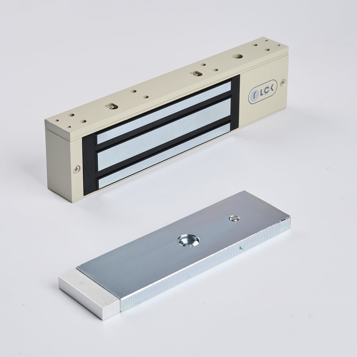 Замок R-Lock RL-EM350-LSG, электромагнитный, 350 кг, серый