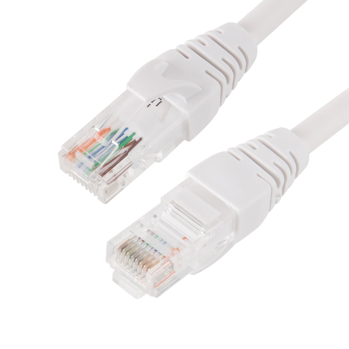 Патч-корд Advant ADV5e-PC005-PW, CAT5e, U/UTP, RJ45-RJ45, 0.5м, белый