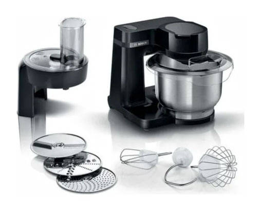 BOSCH Mum Serie 2 MUMS2EB01 планетар.вращ. 700Вт черный/серебристый