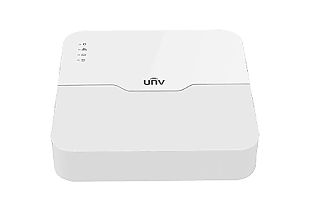 Видеорегистратор Uniview NVR501-04B-LP4, 4 канала, 4K, 4 PoE