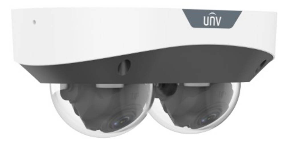 Видеокамера IP купольная антивандальная Uniview IPC3222SS-ADF28K-I1 - 1/2.8''КМОП, 1080P (1920*1080) @ 30к/с, Ultra 265 H.265 H.264 MJPEG, 3 потока, 130дБ WDR, 2.8мм объектив 0.003 Лк @F1.6, Встроенные 2 микрофона, ИК-подствека до 30м.