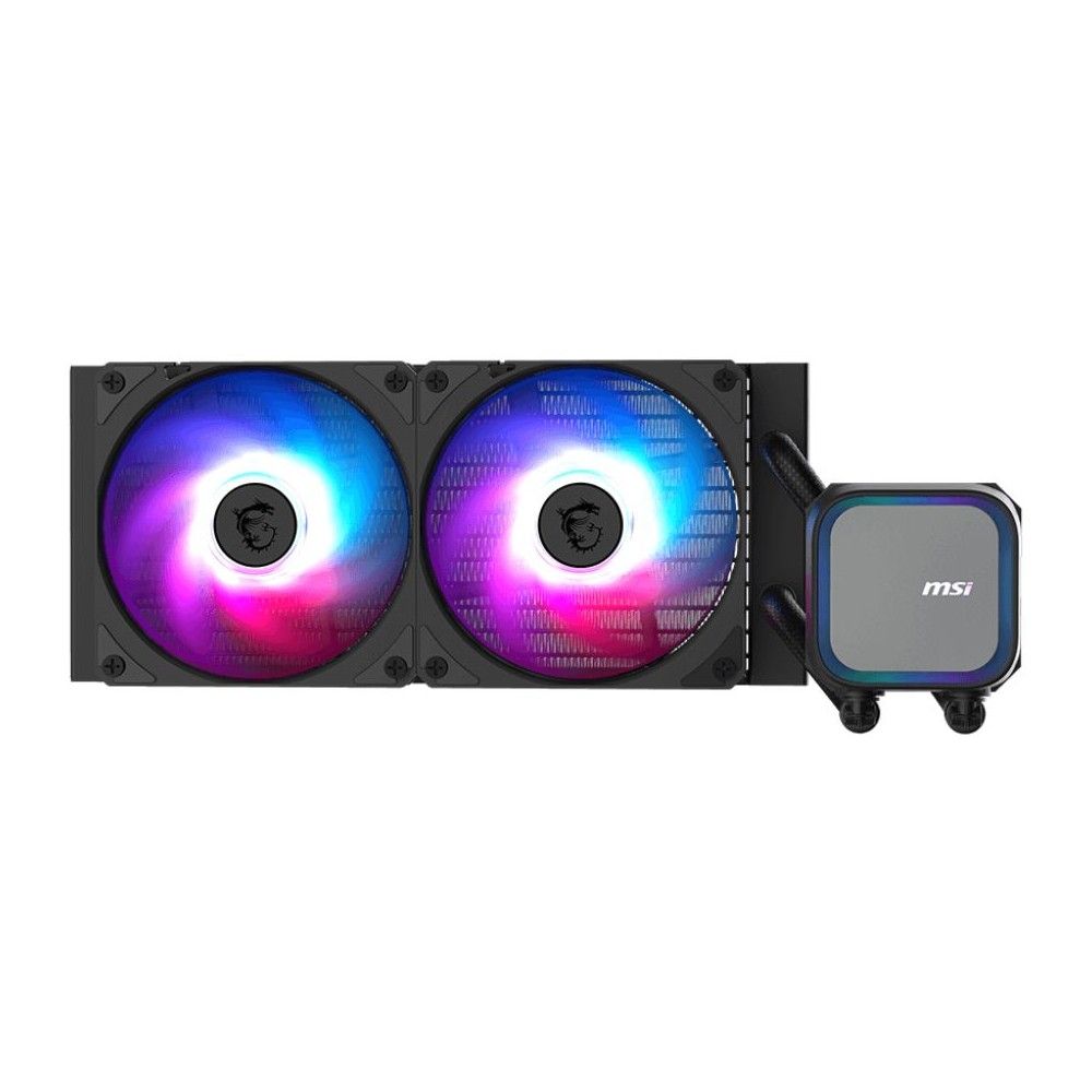 Жидкостная система охлаждения MSI MAG CORELIQUID A13 240 2x ARGB Fan, ARGB Block, (306-7ZWCA11-L80)