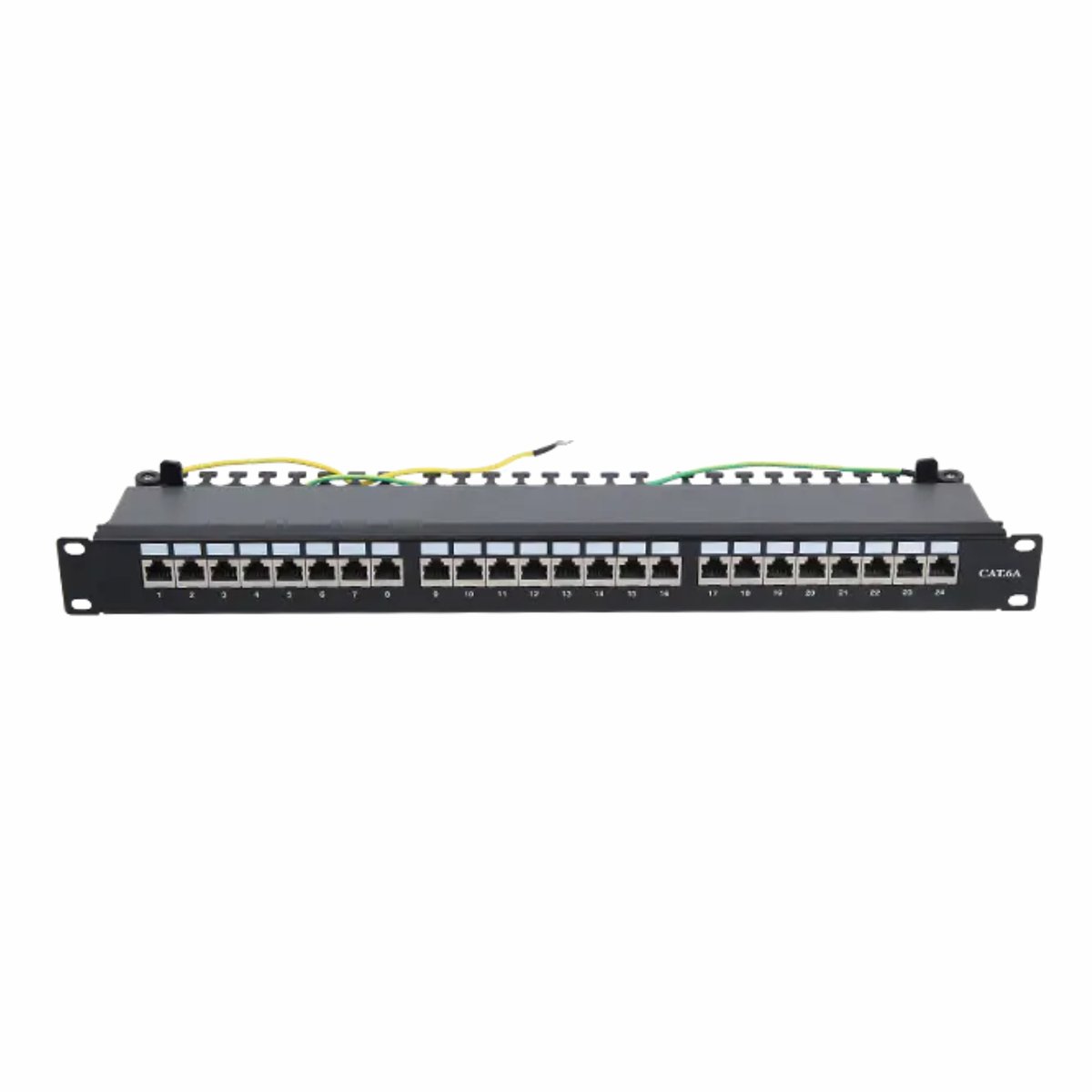Патч-панель Advant ADV5e-FPNL241U, экранированная, кат.5e, 24 порта, 1U
