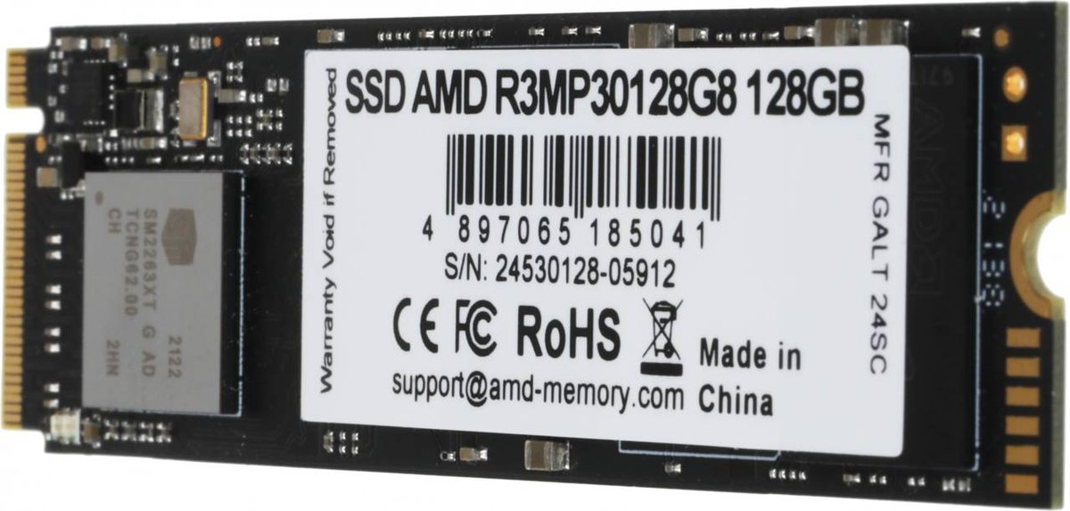 AMD PCIe 3.0 x4 128GB R3MP30128G8 Radeon M.2 2280