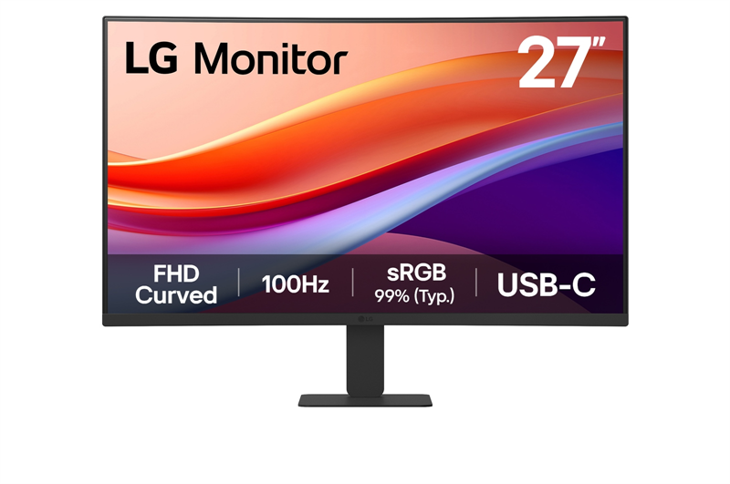 Монитор LG 27U421A-B, 27", VA, 1920×1080, 100Гц