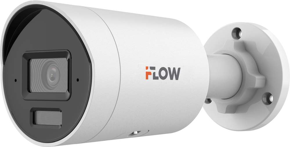 IP-камера IFLOW F-IC-2182C2M(2.8mm), 8Мп, 2.8мм, Smart подсветка 40м