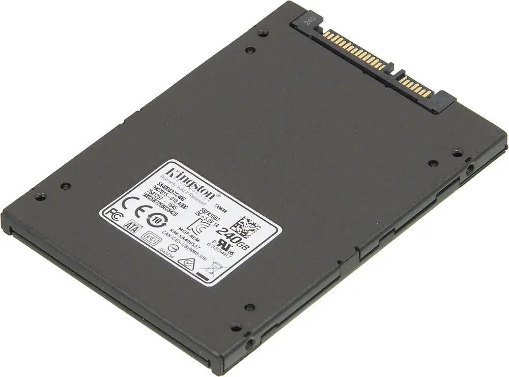 Kingston Твердотельный накопитель SSD 240GB SA400S37/240G 2.5" 7mm, SATA3, 3D TLC