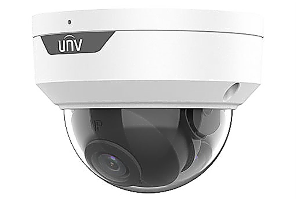 Видеокамера Uniview IP купольная антивандальная, 1/2.7" 8 Мп КМОП @ 20 к/с, ИК-подсветка до 30м., EasyStar 0.005 Лк @F1.6, объектив 2.8 мм, WDR, 2D/3D DNR, Ultra 265, H.265, H.264, MJPEG, 2 потока, вс