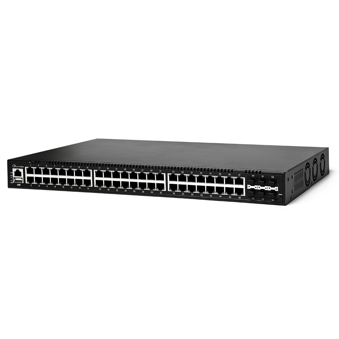 Управляемый PoE коммутатор SpaceCam SC-L2-48GP-680-6XG(A)