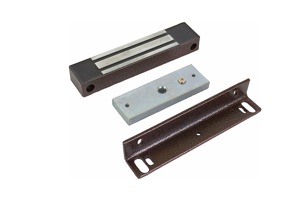 Замок электромагнитный ACCORDTEC ML-180KB с уголком, 180 кг, 12V DC