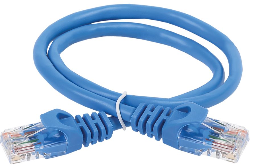 Патч-корд ITK PC03-C6U-3M, кат.6 UTP, 3м, синий