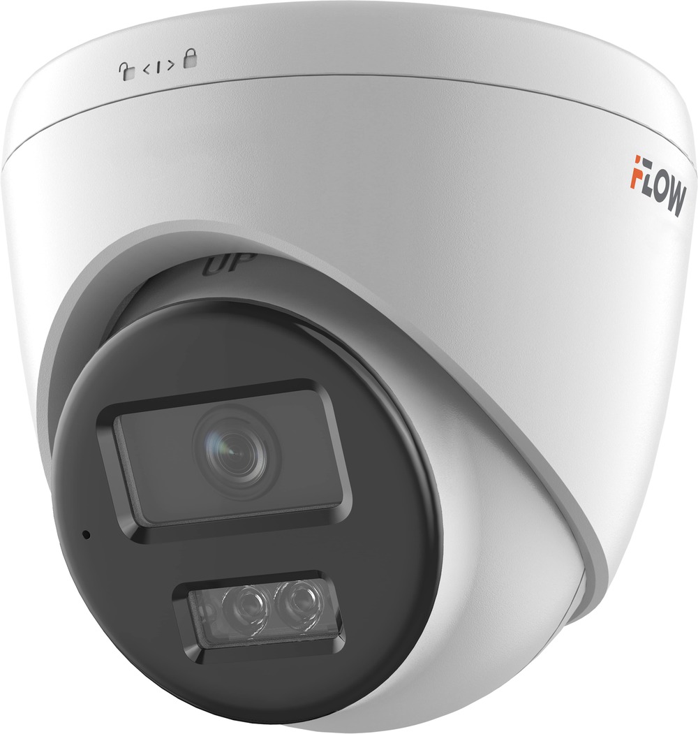 IP-камера уличная IFLOW F-IC-1342CM(4mm), 4Мп, объектив 4мм, Smart подсветка 30м