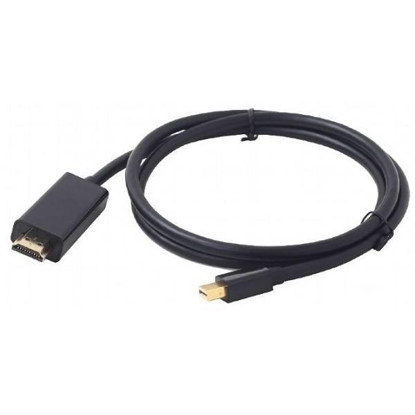 Gembird Cablexpert Кабель mDP-HDMI, 20M/19M, 1.8м, черный, позол.разъемы, пакет