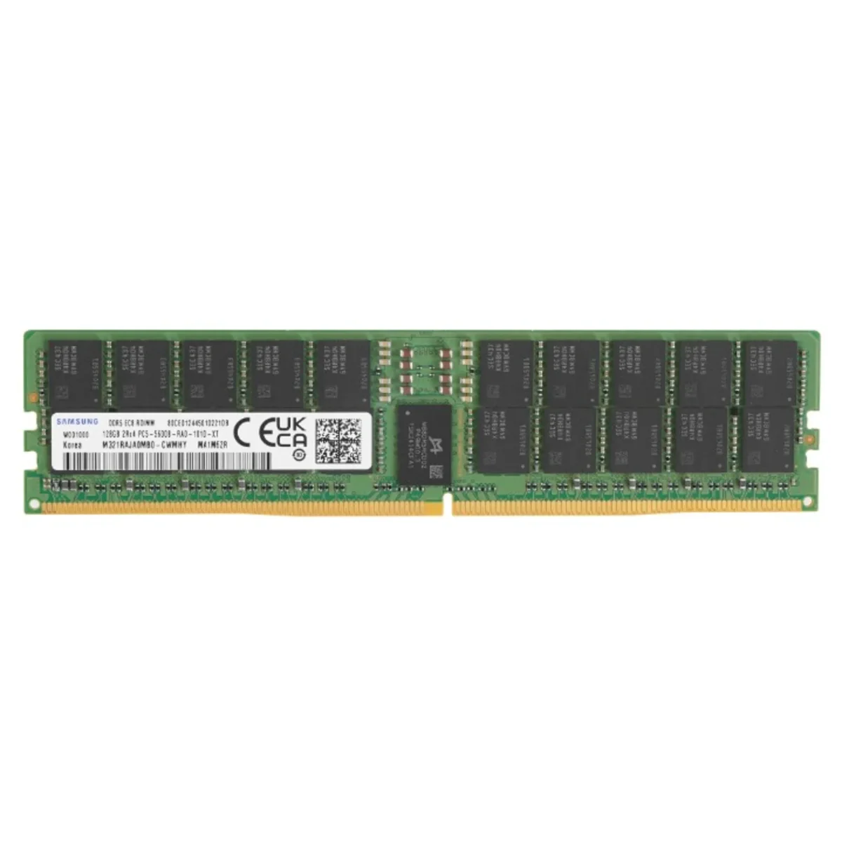 Samsung DDR5 128GB RDIMM 5600 Mbps (2Rx4) ECC Reg 1.1V (M321RAJA0MB0-CWM) 1 year, OEM