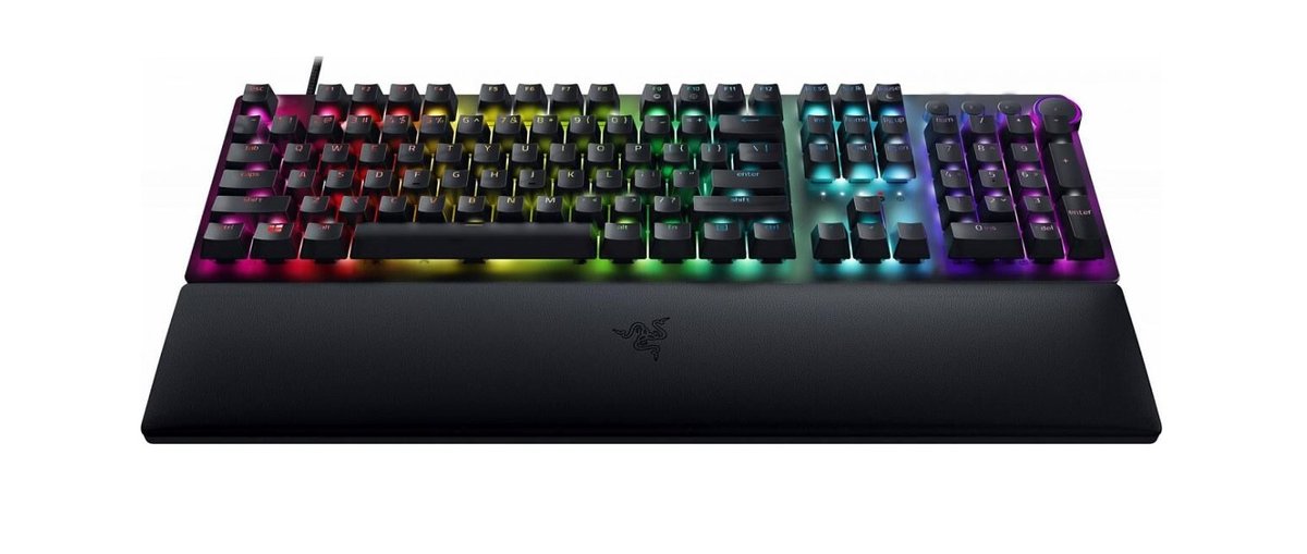 RZ03-05021500-R3C1 Razer Клавиатура Huntsman V3X Tournament Edition (Tactile Purple Switch)  механическая, RGB Chroma™,