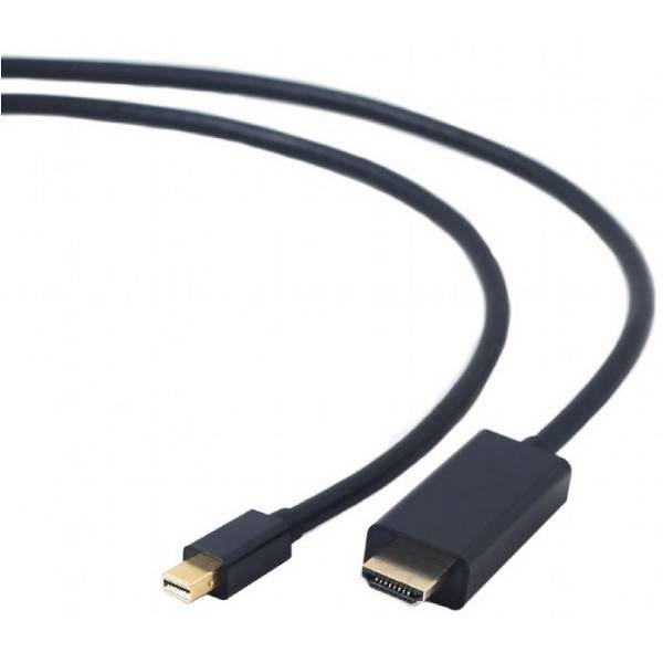 Gembird Cablexpert Кабель mDP-HDMI, 20M/19M, 1.8м, черный, позол.разъемы, пакет