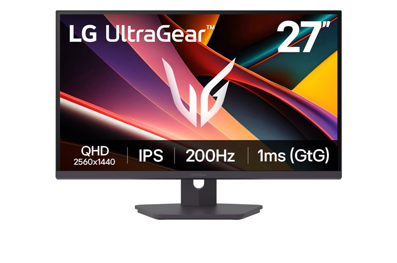27G610A-B - Монитор, LG, 27G610A-B, 27", 2560x1440, IPS, 200 Гц, HDMI*1, DP 1.4*1, USB*5, USB-C*1, Аудиовыход, 400 кд/м2, 1000:1, 16.7M., 1 мс, 178/178, 16:9, Черный