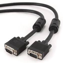 Gembird Gembird/Cablexpert CC-PPVGA-5M-B, Кабель VGA Premium , 15M/15M, 5.0м,черный,тройной экран, феррит.кольца