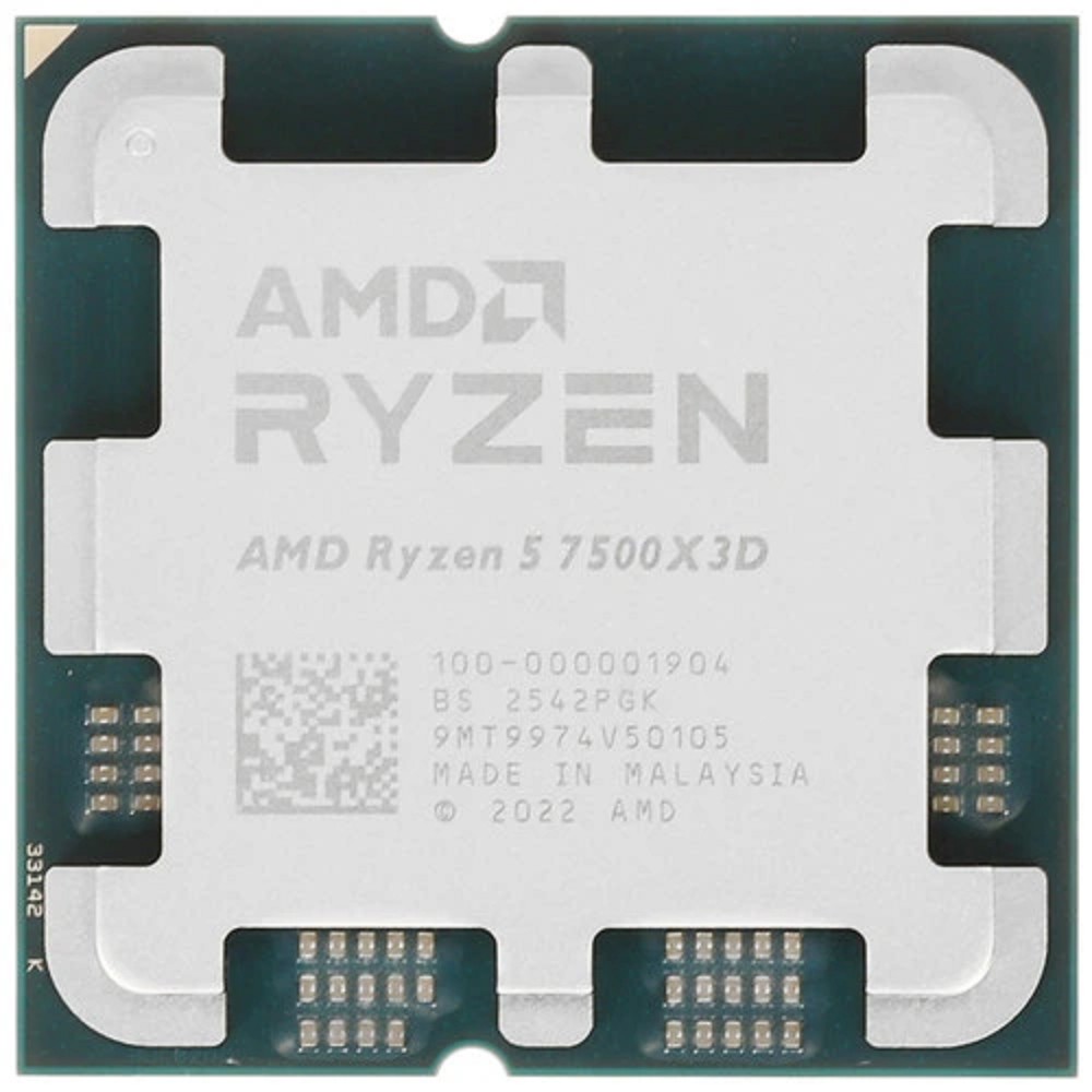 Процессор AMD 100-000001904, Ryzen 5 7500X3D, 6 ядер, AM5