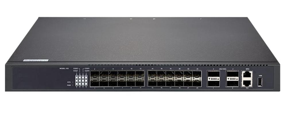 Коммутатор NIKOMAX GL-SW-X304-28SQ, L3, 24×SFP+ 10G, 4×QSFP28 40/100G, 1U